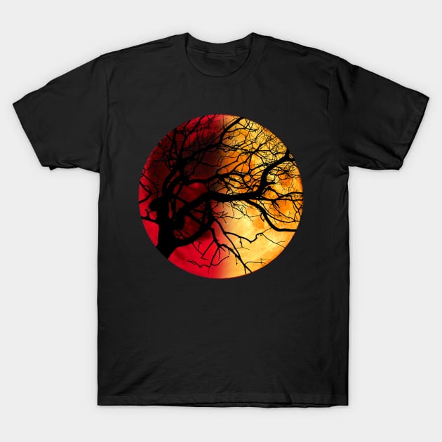 colored night moon T-Shirt by medo art 1